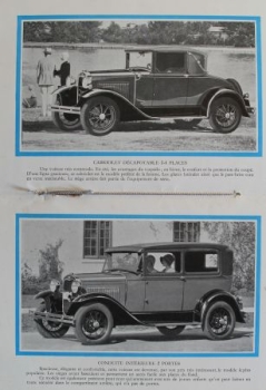 Ford A Modelprogram 1928 "Pour bien choisir votre voiture" Carbrochure (8604)